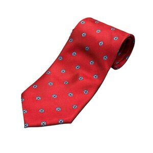 NWT Angelo Bosani Tie 100% Silk Made in Italy Red Dot 3.75"